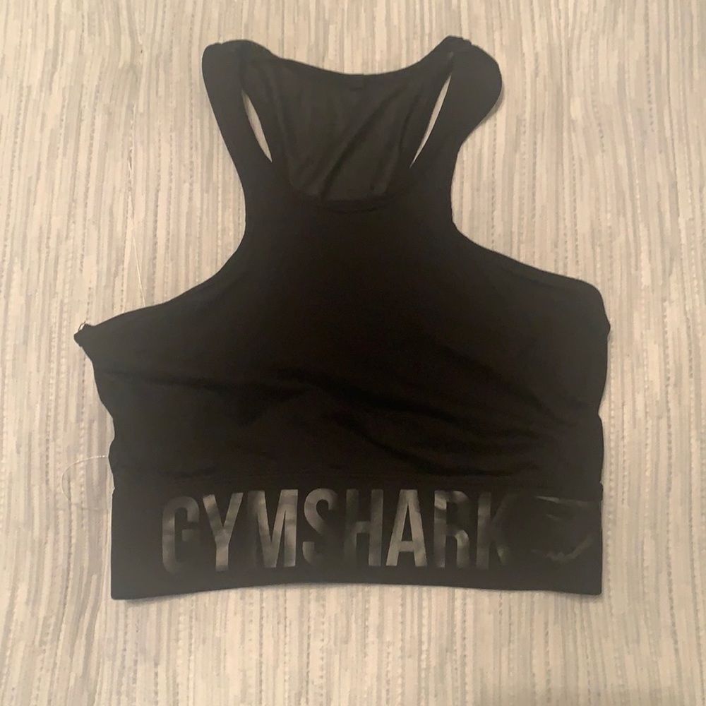 Gym shark black sports bra